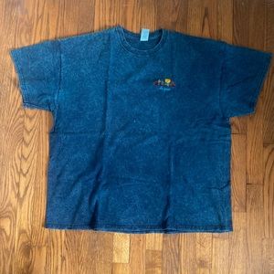 Teal Marbled Arizona Tee